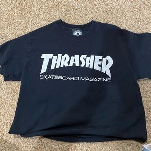 thrasher crop top